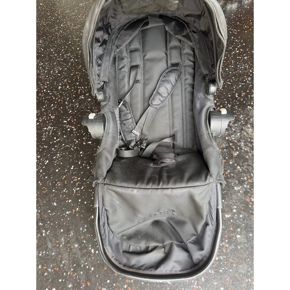 Complete Baby Jogger City Select seat BLACK FRAME. fair working cond!